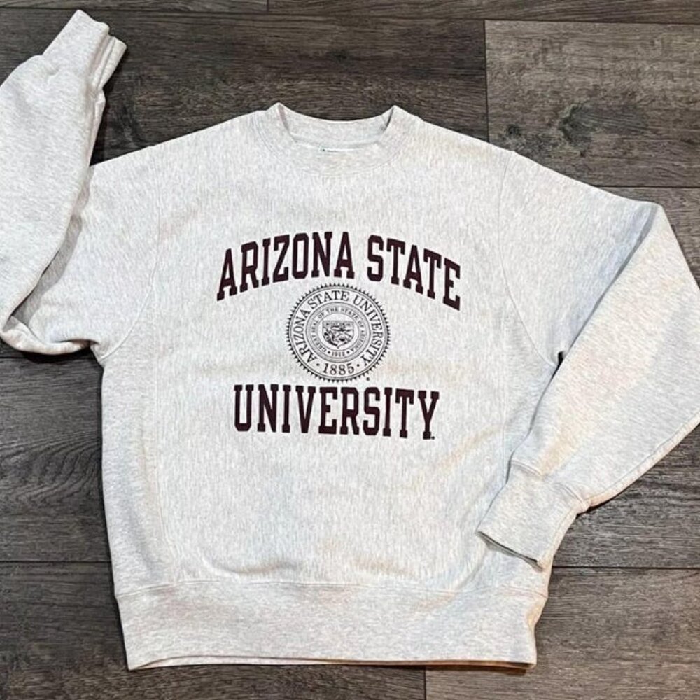 Vintage Arizona State University Crewneck Sweatshirt, University Men Women Shirt